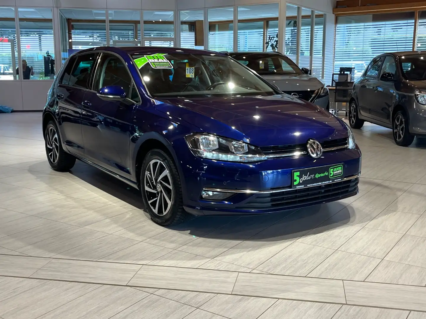 Volkswagen Golf VII 1.6 TDI BMT Join PDC+Navi+SHZ+KlimaA Azul - 2