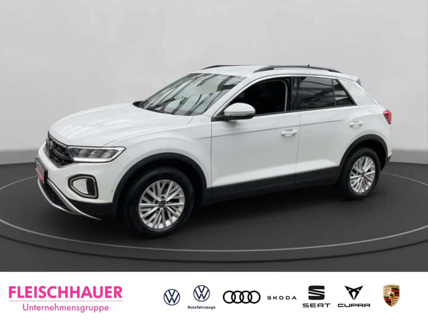 Volkswagen T-Roc TSI EU6d 1.0 Life BT081 TSIM6F Weiß - 1