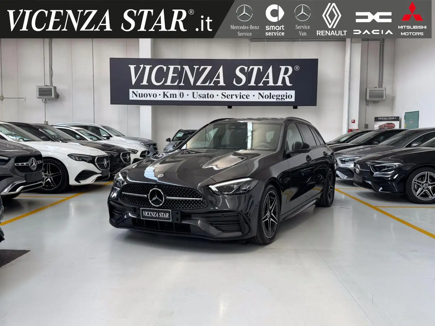 Mercedes-Benz C 220 d MHV S.W. 4MATIC AMG PREMIUM Grigio - 1