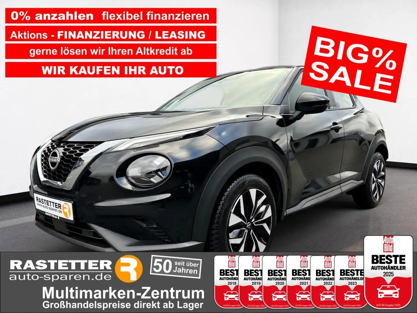 Nissan Juke DCT acenta Navi+Komfort+Sitzhzg+Kamera+Klimaaut+LE Schwarz - 1