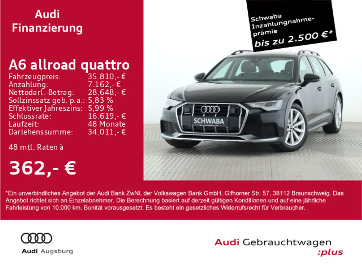 Audi A6 allroad 40 TDI *VIRTUAL*HdUp*LED*19'' Noir - 1