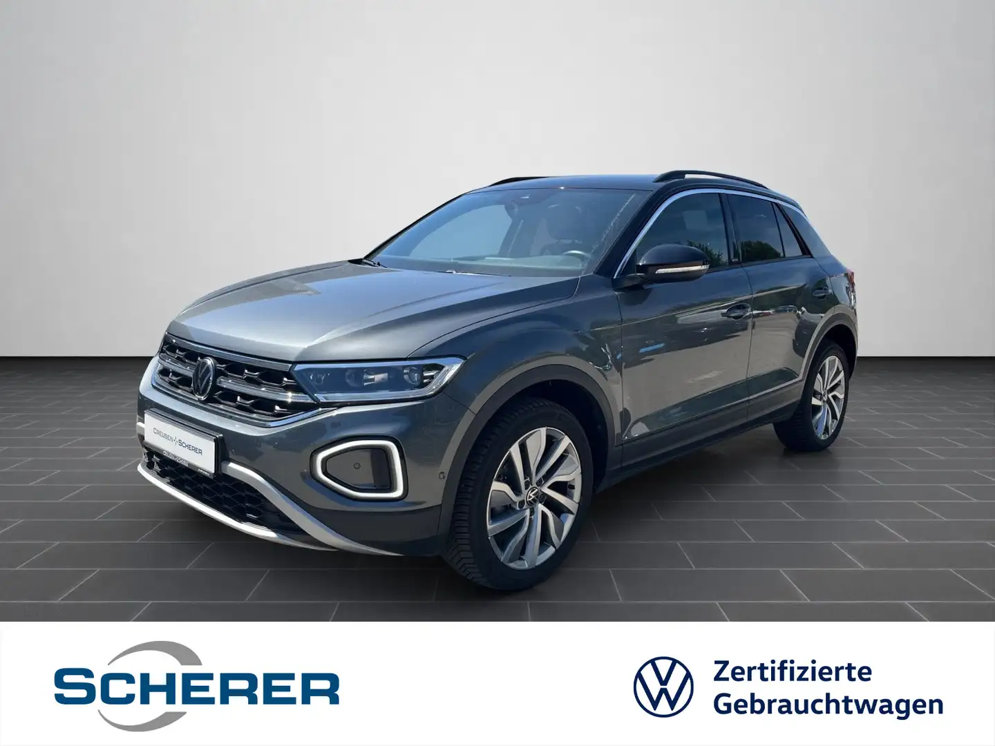 Volkswagen T-Roc 1.0 l TSI Move AHK MATRIX-LED RFK NAVI Grau - 1