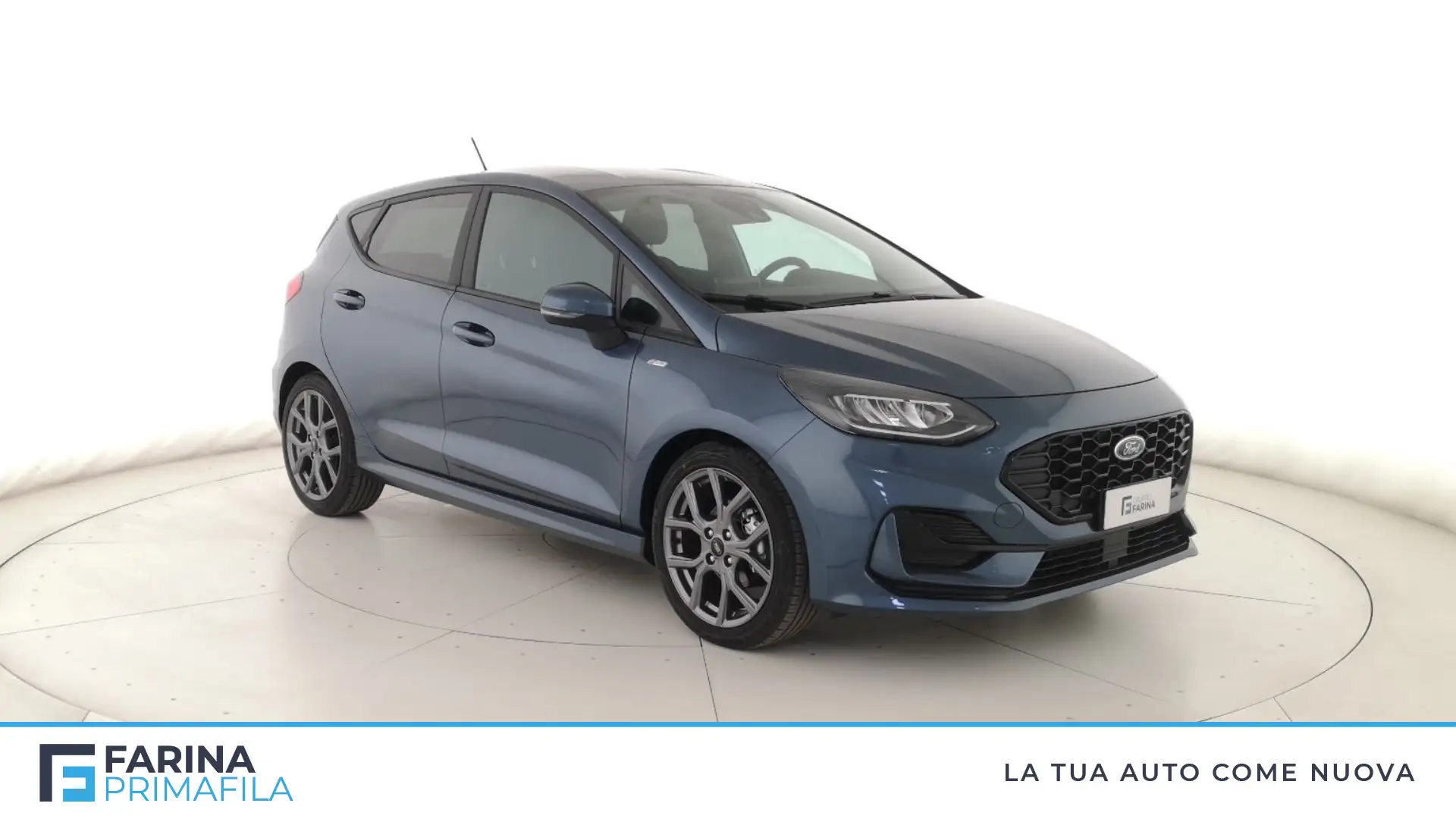 Ford Fiesta MY23 St-Line 1.0 Ecob.125cv Hyb Albastru - 2