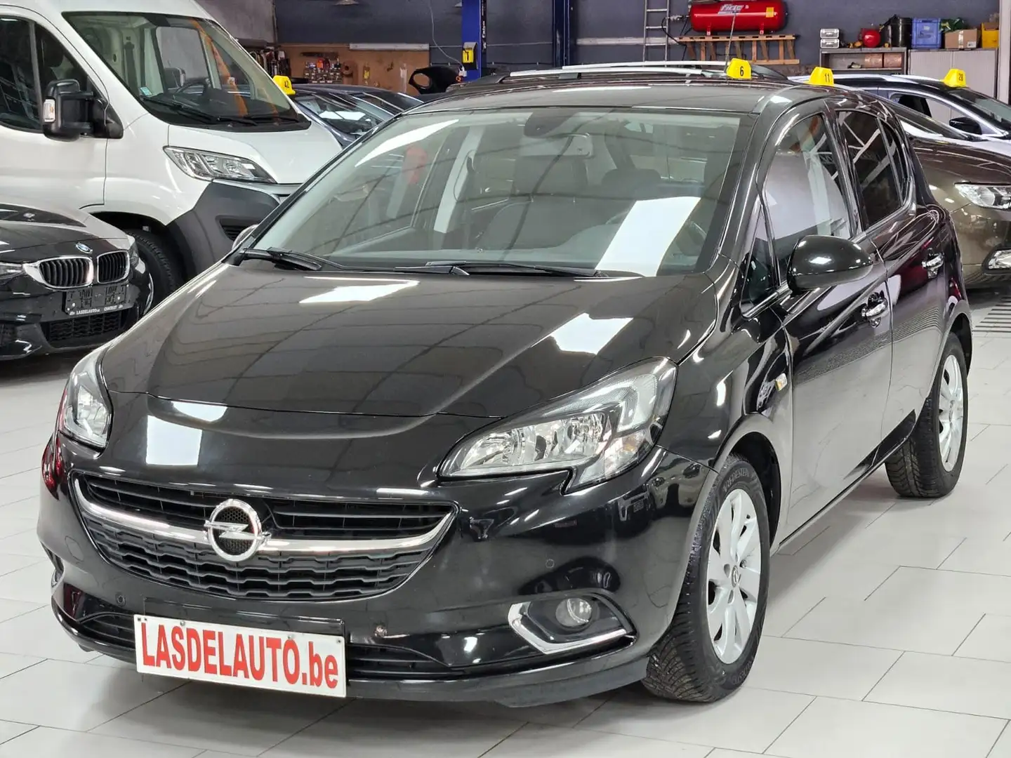 Opel Corsa E 1.2i CAMERA Sensors Clim Cruise Gps Bluetooth Noir - 1