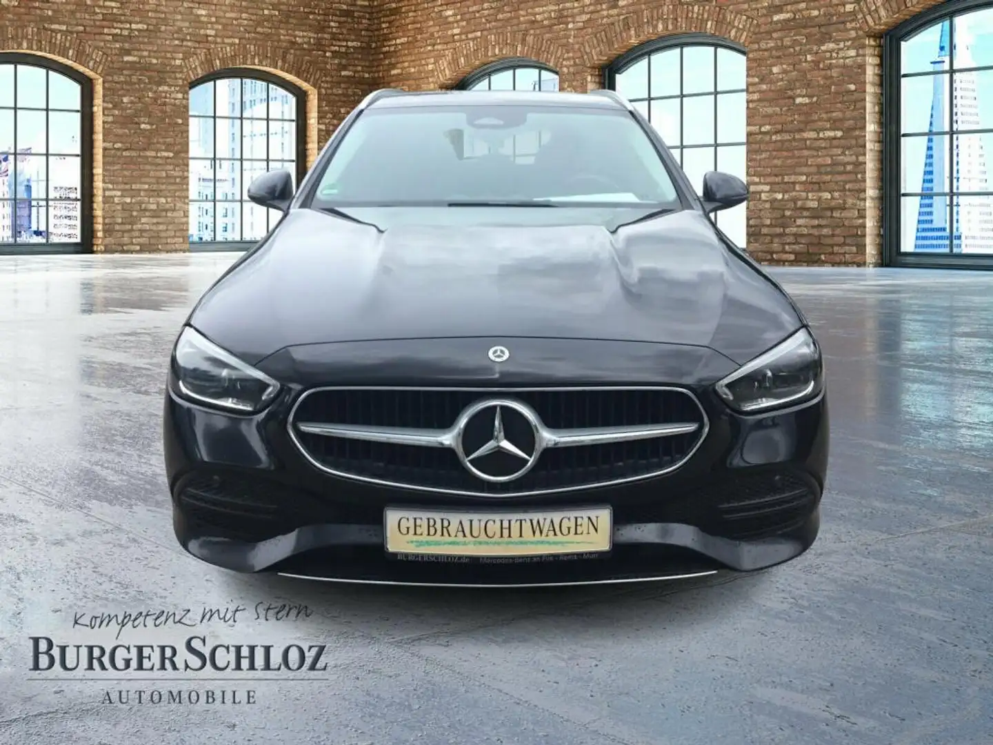 Mercedes-Benz C 200 d T-Modell SpurW PDC SHZ ACC SpurH AUT LM Zwart - 2
