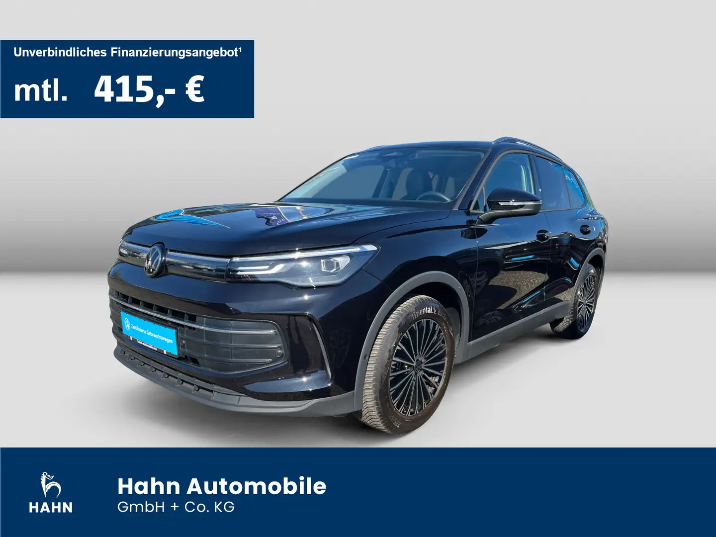 Volkswagen Tiguan 1.5eTSI Life LED AHK CAM Navi Sitzh Schwarz - 1