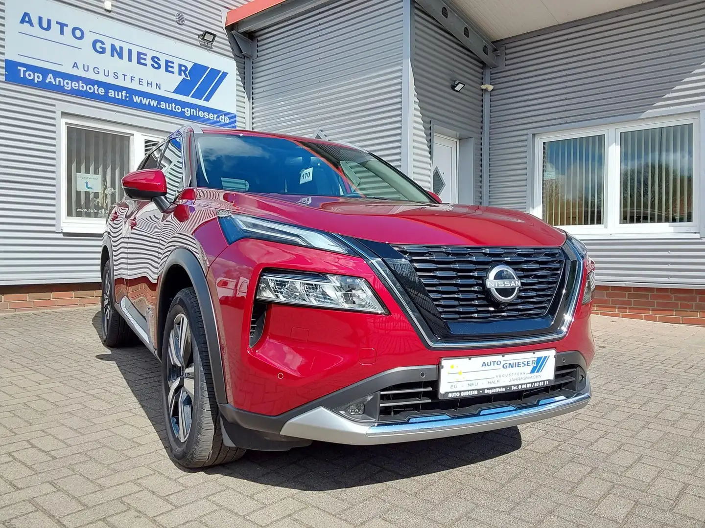 Nissan X-Trail e-POWER 4x4 e-4ORCE Tekna ACC/APP/LED/PDC/SHZ 1... Czerwony - 1