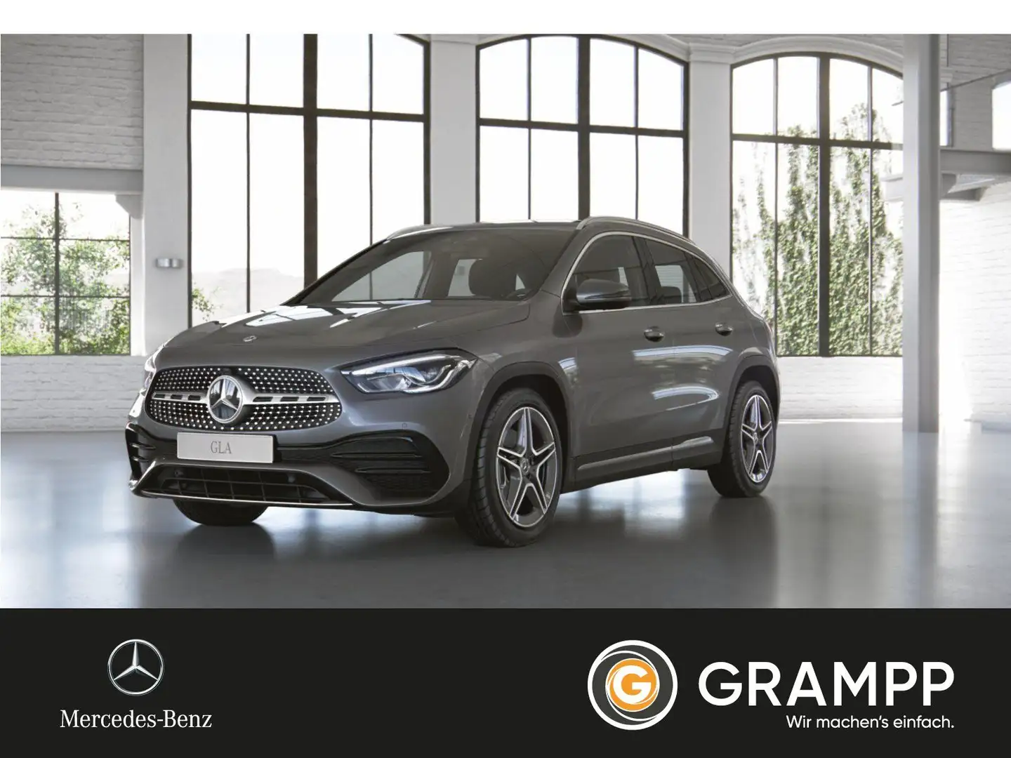 Mercedes-Benz GLA 200 d AMG-Line 19"/Kamera/EasyPack/Sound Grau - 1