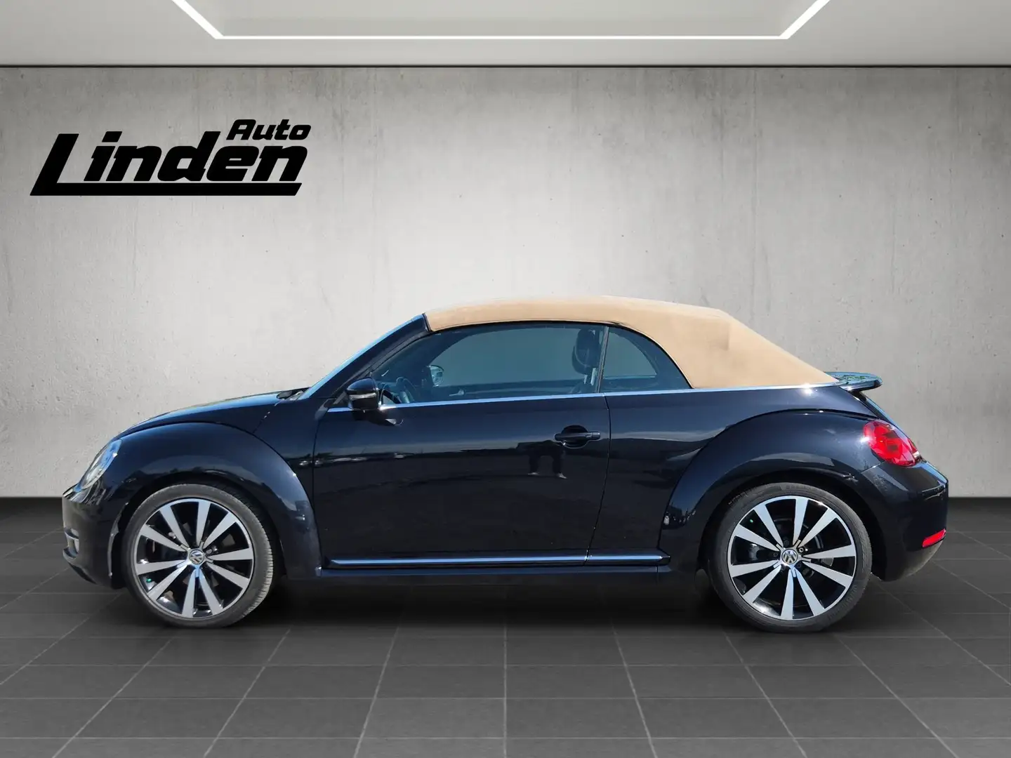 Volkswagen Beetle Cabrio Exclusive Leder Fender Navi PDC Schwarz - 2