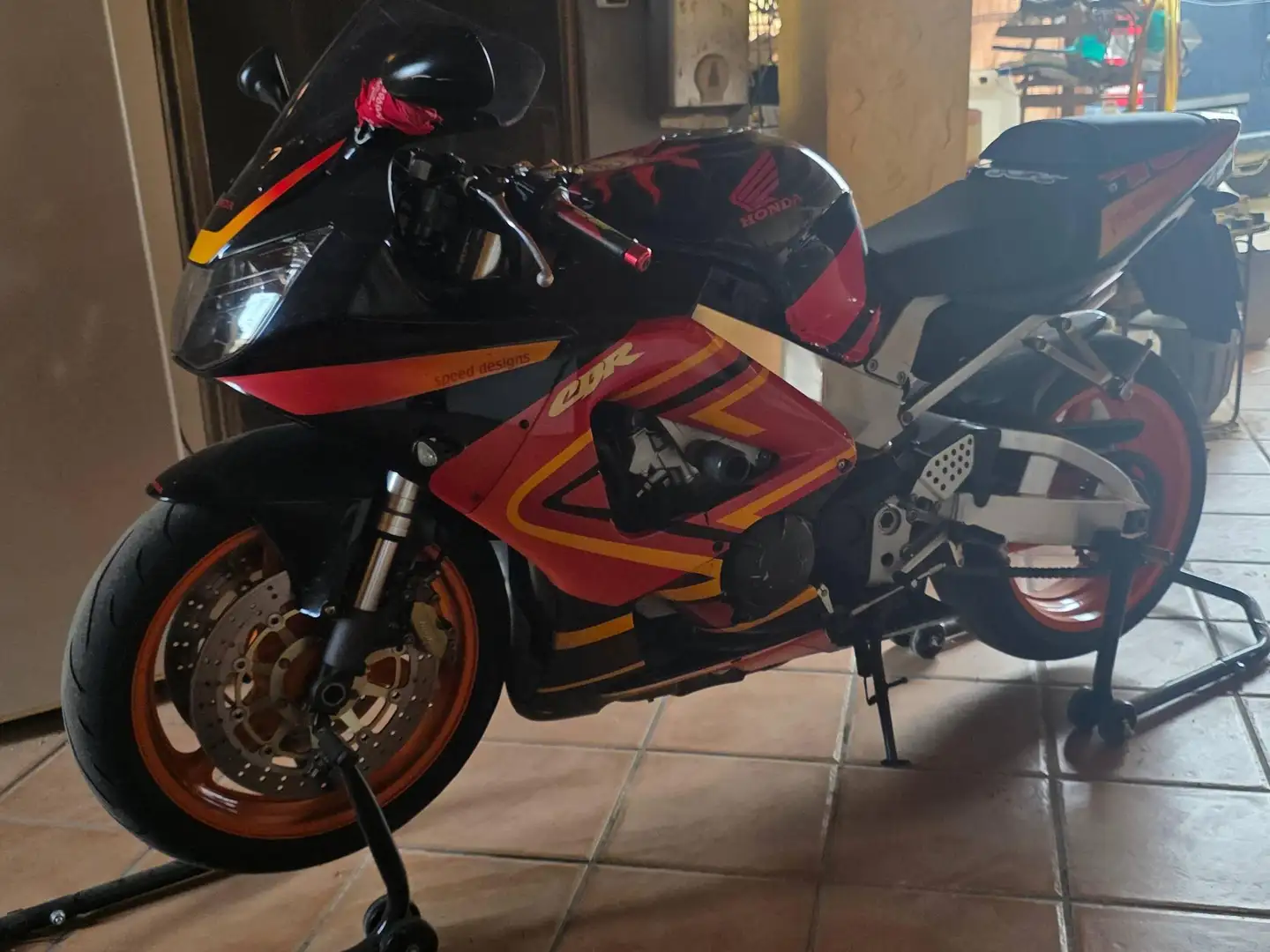 Honda CBR 900 Cbr929rr fireblade Negro - 1