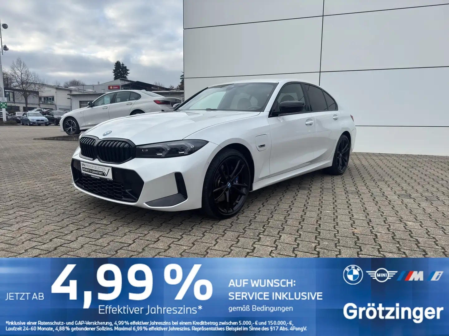BMW 330 e Limousine M Sportpaket LED+GRA+H&K+ Parkass Weiß - 1