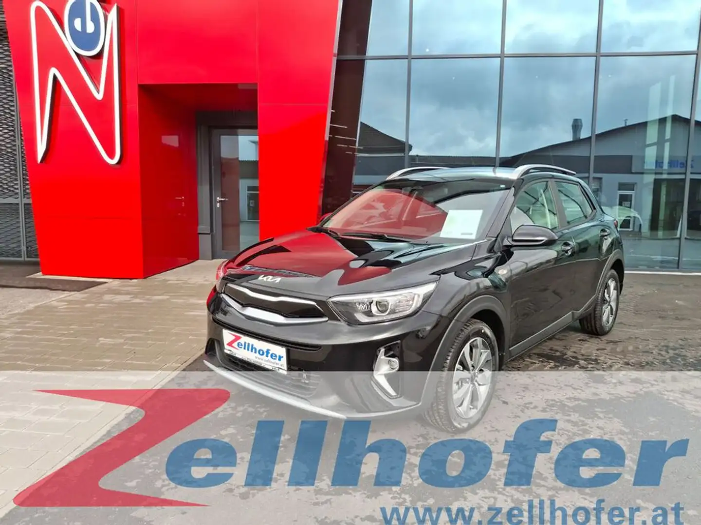 Kia Stonic 1,0 TGDI GPF ISG Silber Schwarz - 1