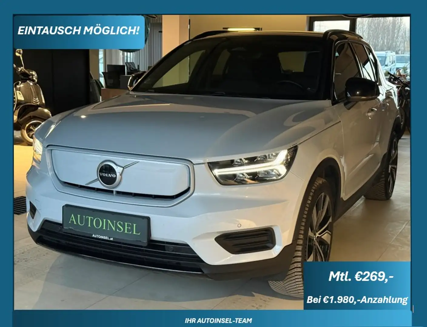 Volvo XC40 AWD MwSt. Ausweisbar+Kamera+Virtual Silber - 1
