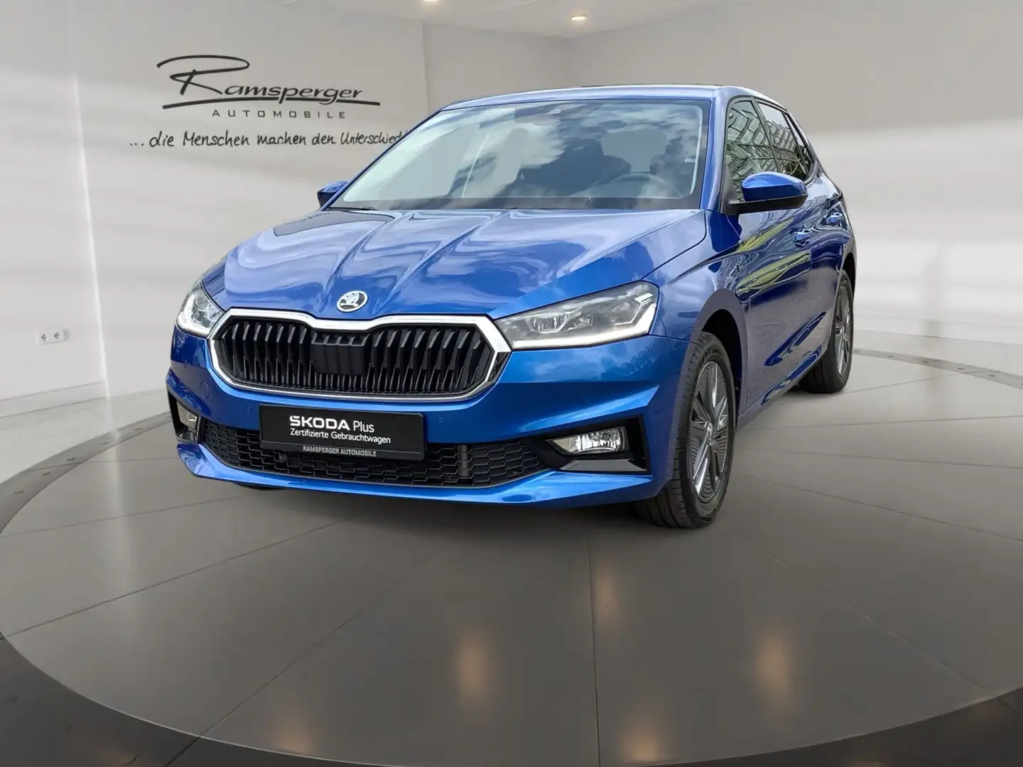 Skoda Fabia 1.0 TSI DSG Drive GRA Vorbe.AHK LED Navi Blau - 2