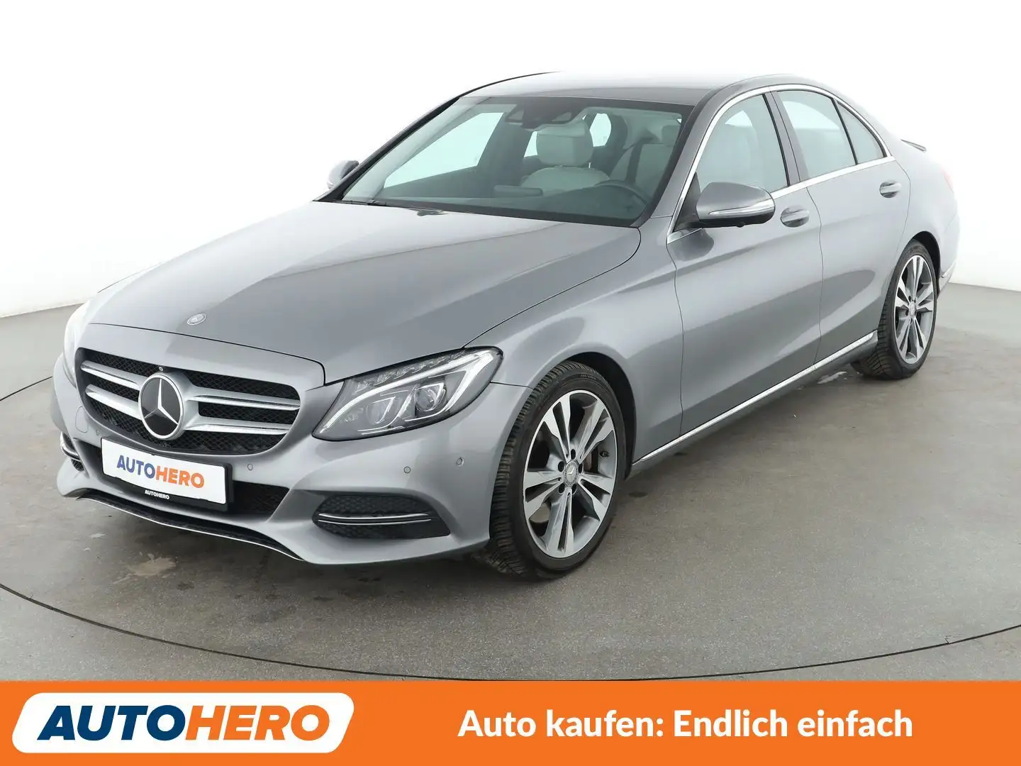 Mercedes-Benz C 250 C 250 d 4Matic BlueTEC Avantgarde Aut.*NAVI*LED* Silber - 1