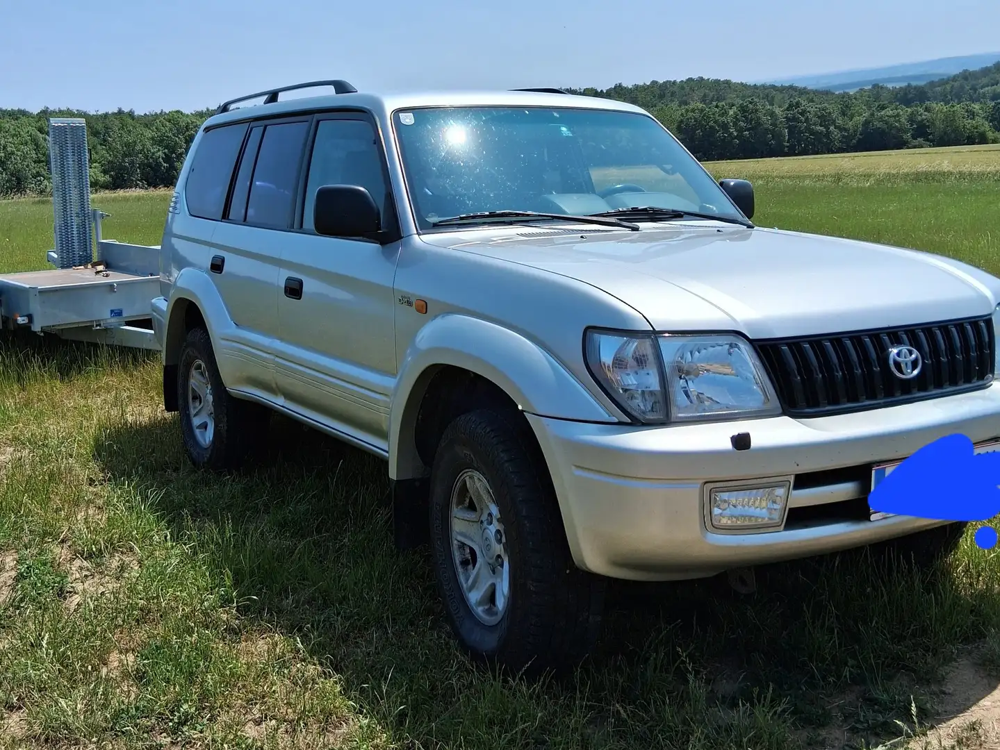 Toyota Land Cruiser Landcruiser Country 3,0 D-4D Silber - 1