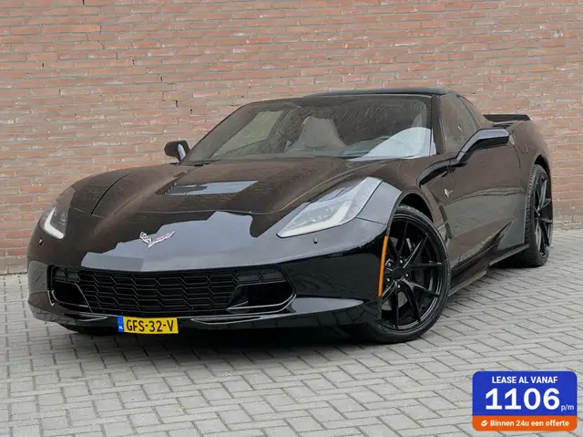 Chevrolet Corvette USA 6.2 Stingray Z51 3LT Targa - Leder - Hud