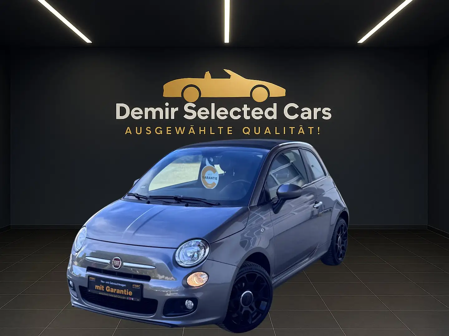 Fiat 500 1.2 S Cabrio|TÜV 12/26|WENIG KM|GARANTIE| Gris - 2