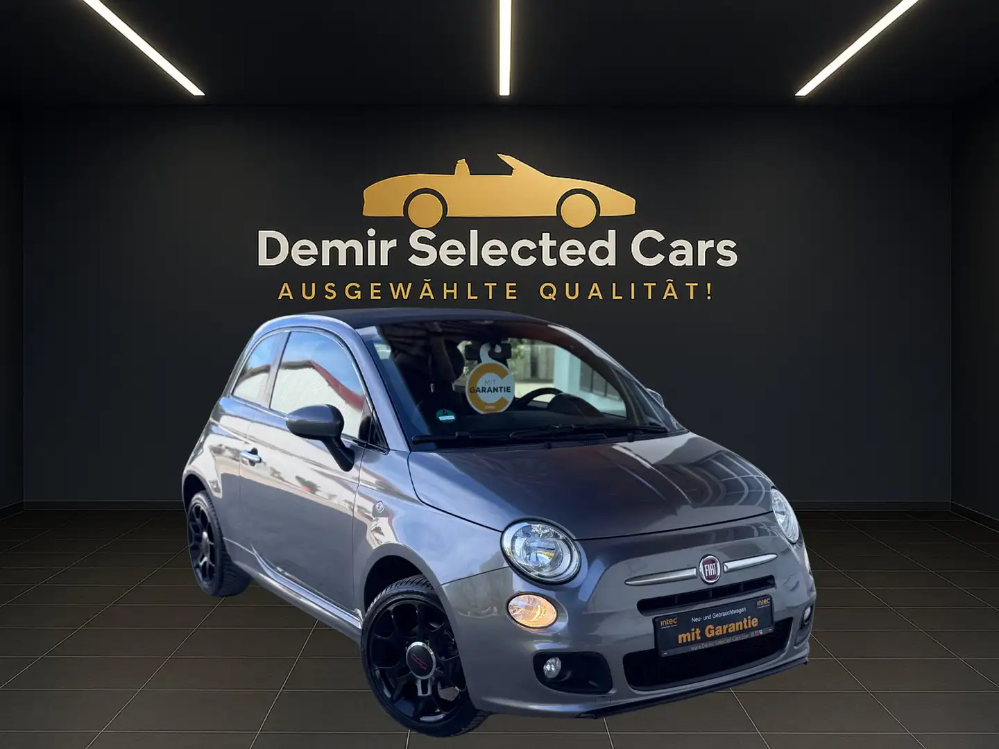 Fiat 500 1.2 S Cabrio|TÜV 12/26|WENIG KM|GARANTIE| Gris - 1