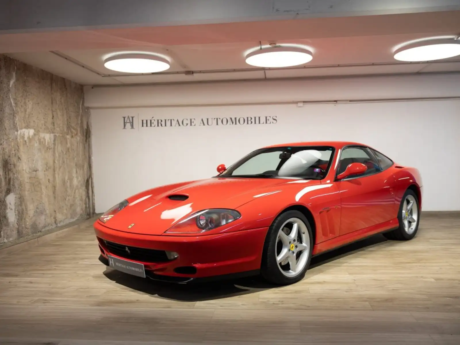 Ferrari Rosso Corsa - Cuir Noir