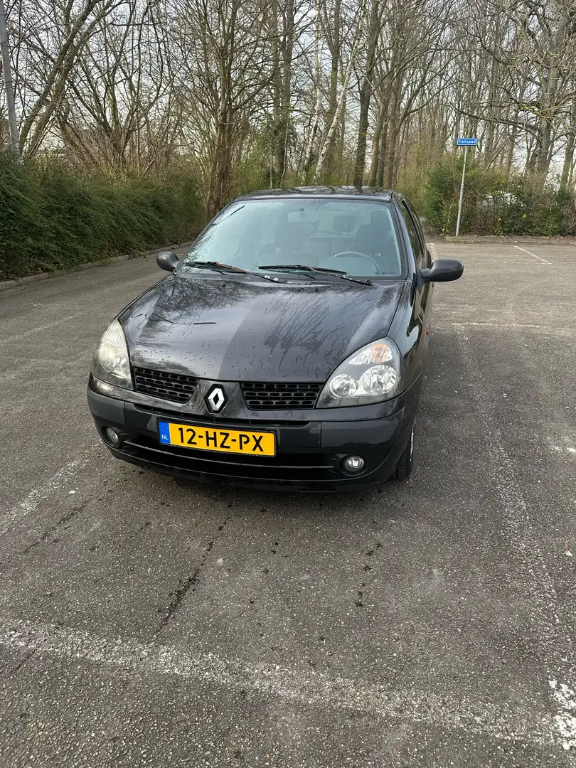 Renault Clio 1.2-16V Dynamique Zwart - 1