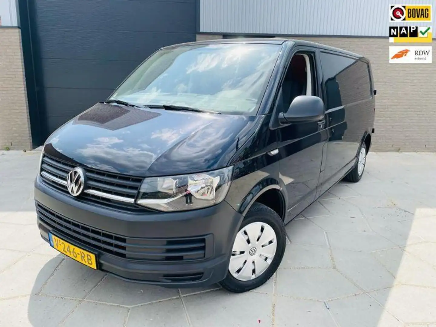 Volkswagen Transporter 2.0 TDI L2H1| Airco |Metallic lak|Lengte 2 |deuren Negro - 1