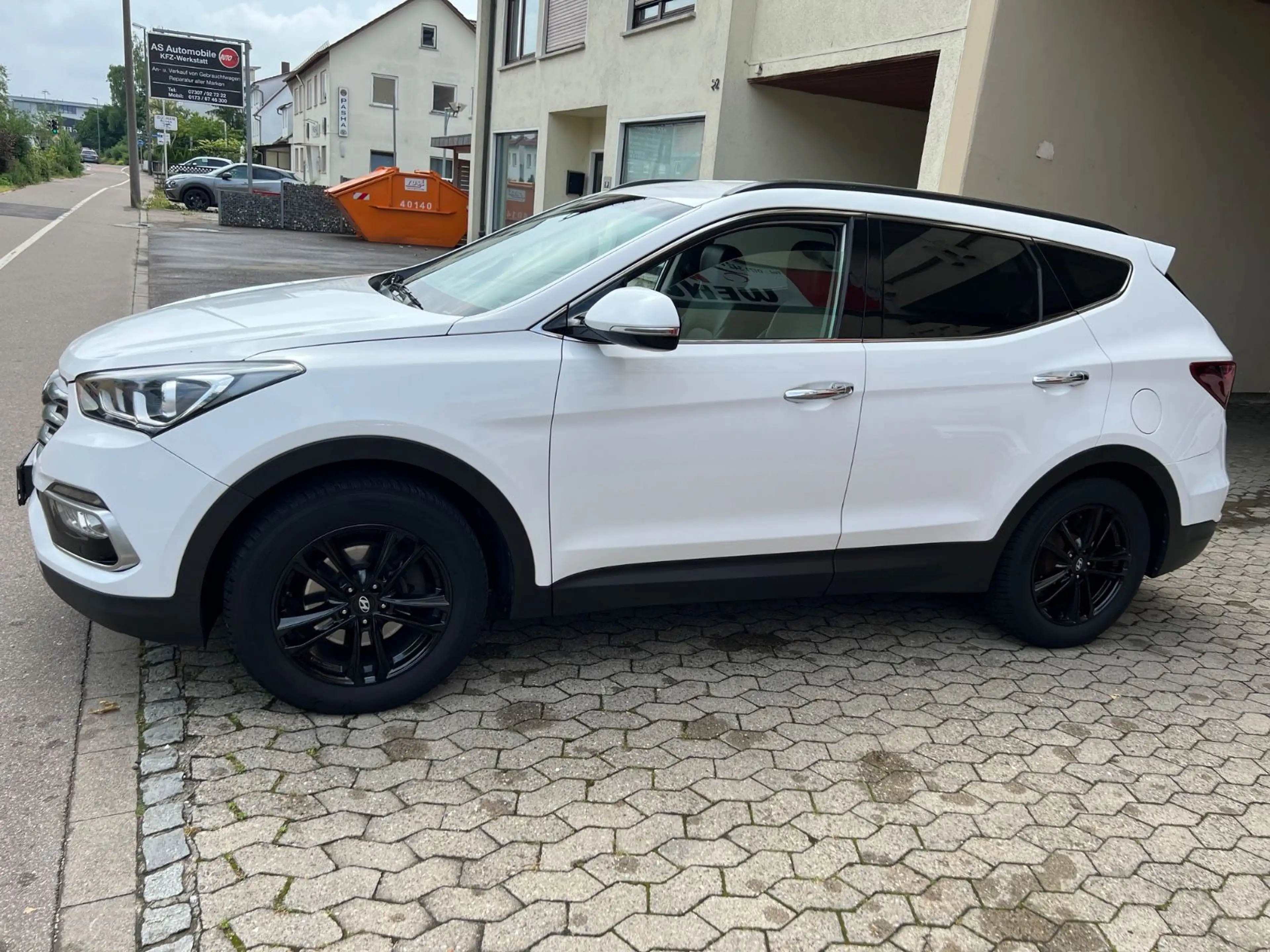 Hyundai SANTA FE blue Style*Navi*Leder*Autom.* — photo 5