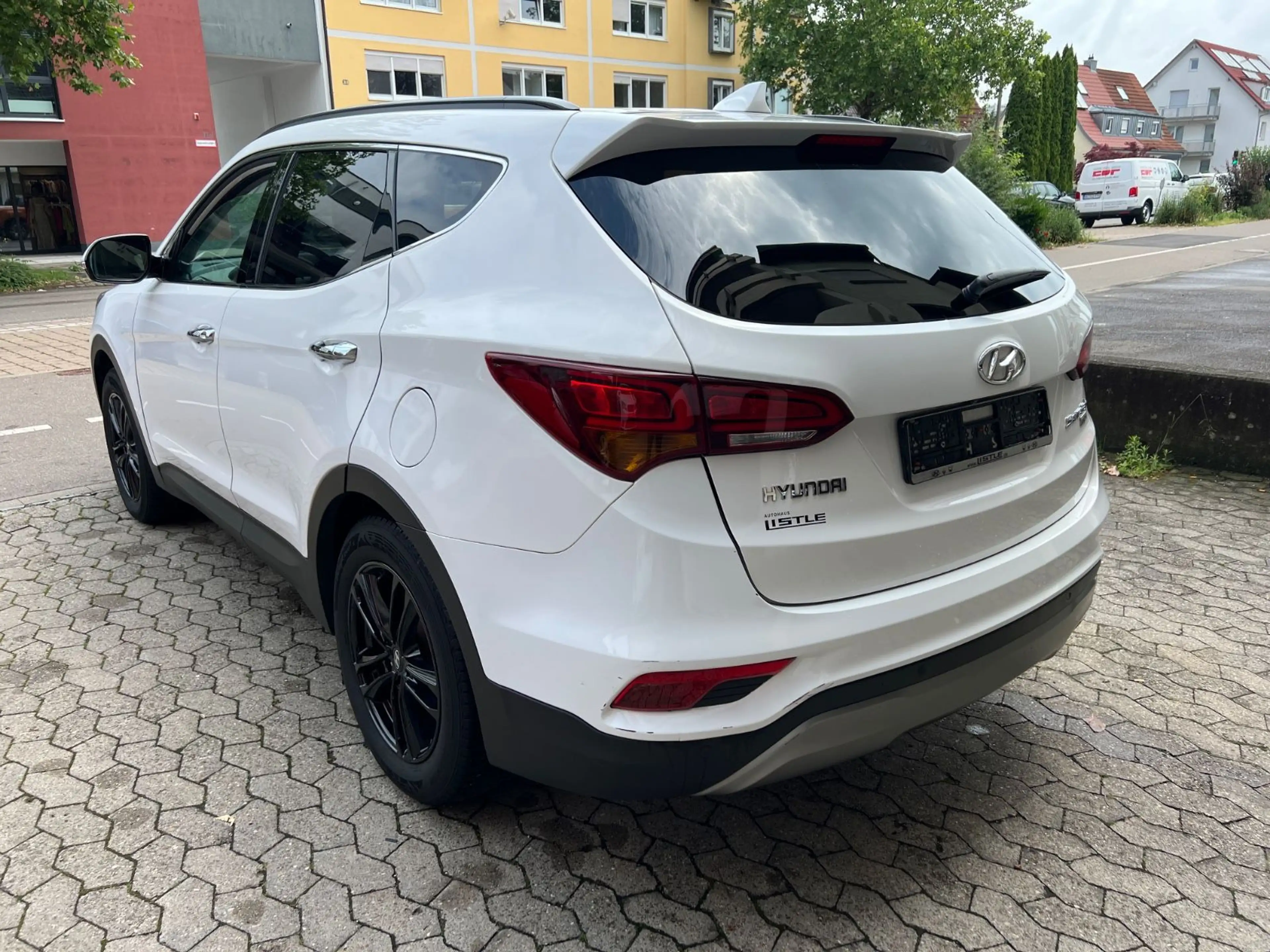 Hyundai SANTA FE blue Style*Navi*Leder*Autom.* — photo 3