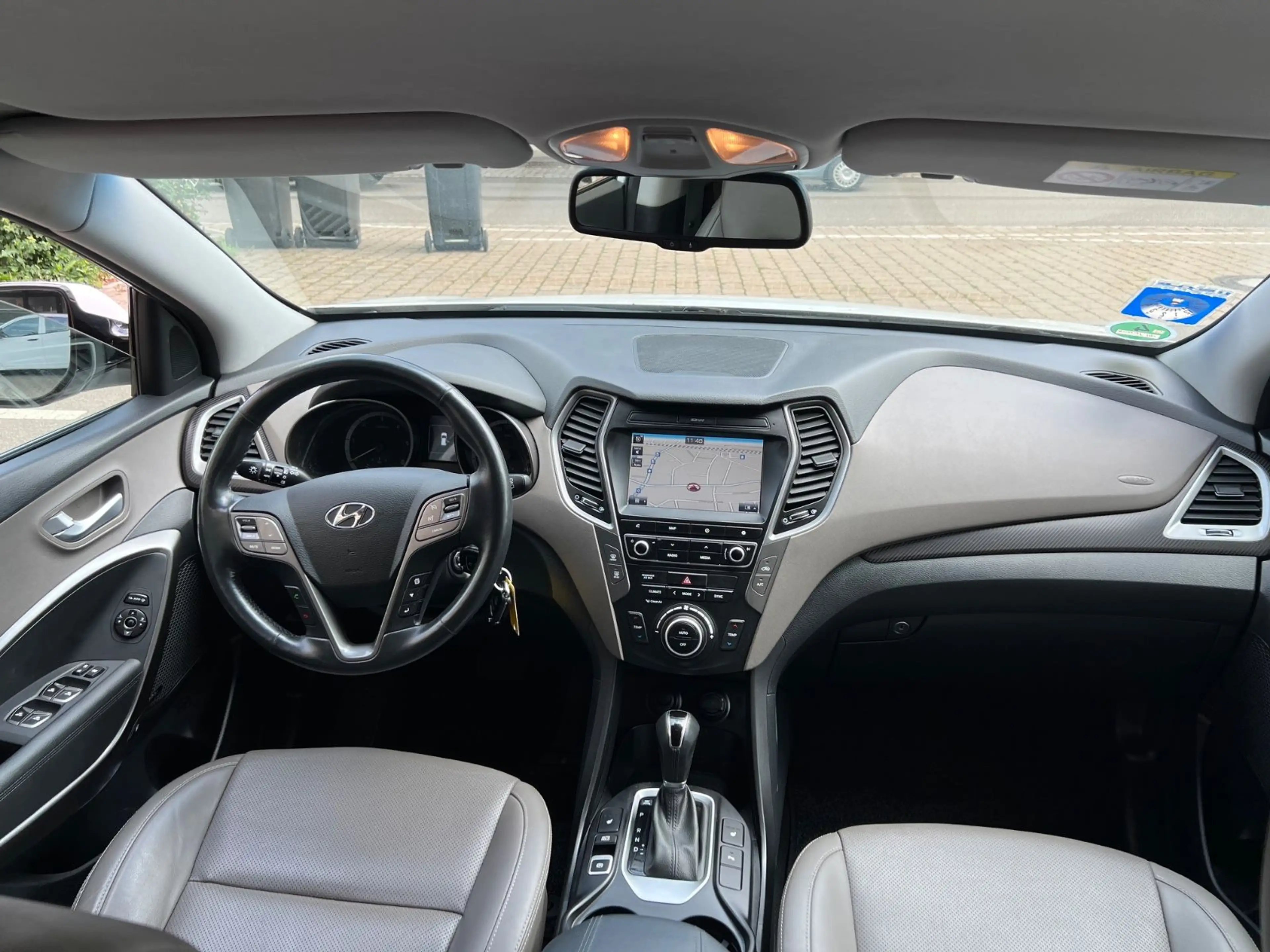 Hyundai SANTA FE blue Style*Navi*Leder*Autom.* — photo 9