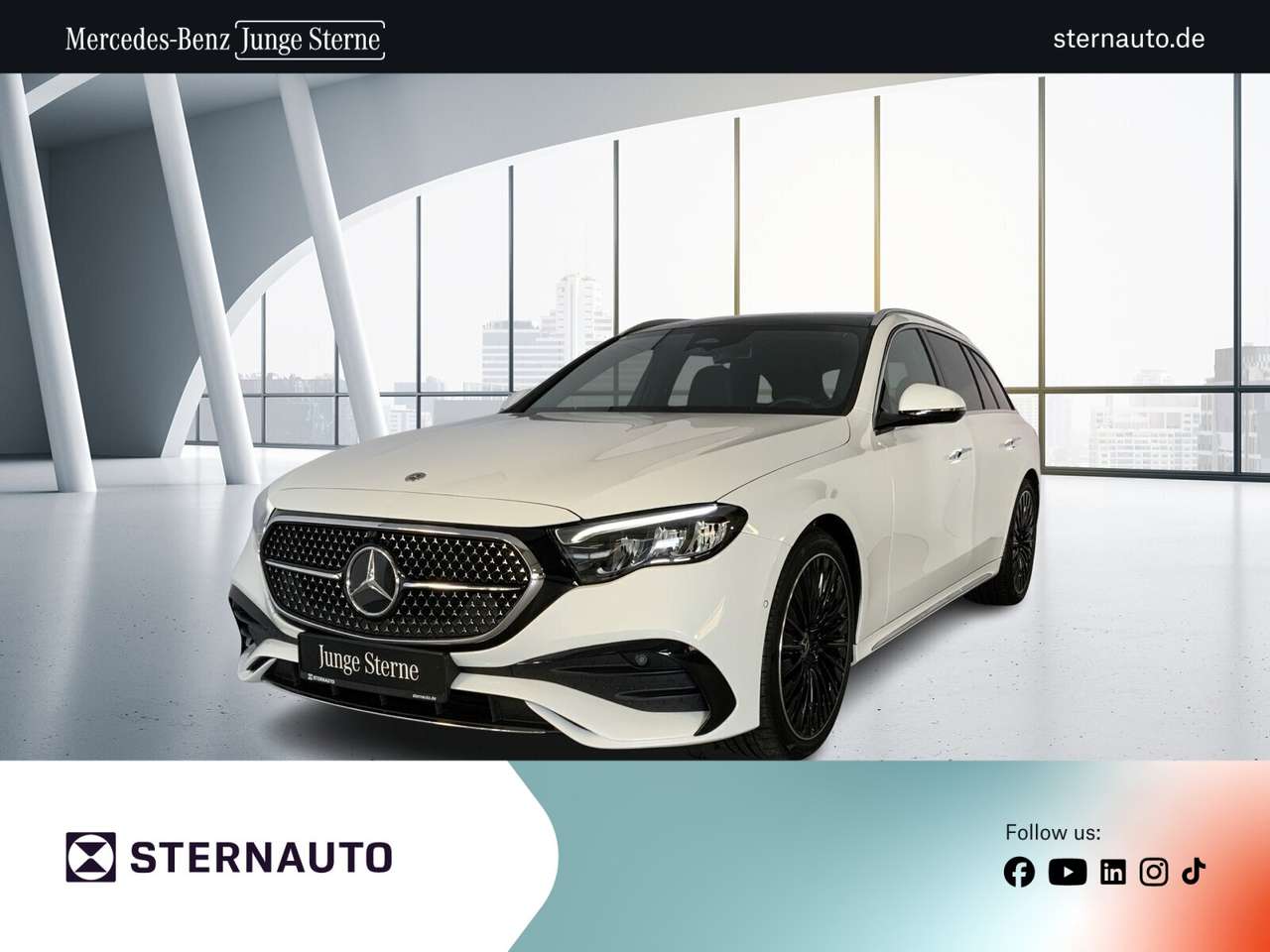 Mercedes-Benz E 220 — Mercedes-Benz E 220 d 4M T AMG Pano AHK Burmester4D DISTRONIC AMG Line Navi/Pano.-Dach/Distronic/Keyless-Go/St