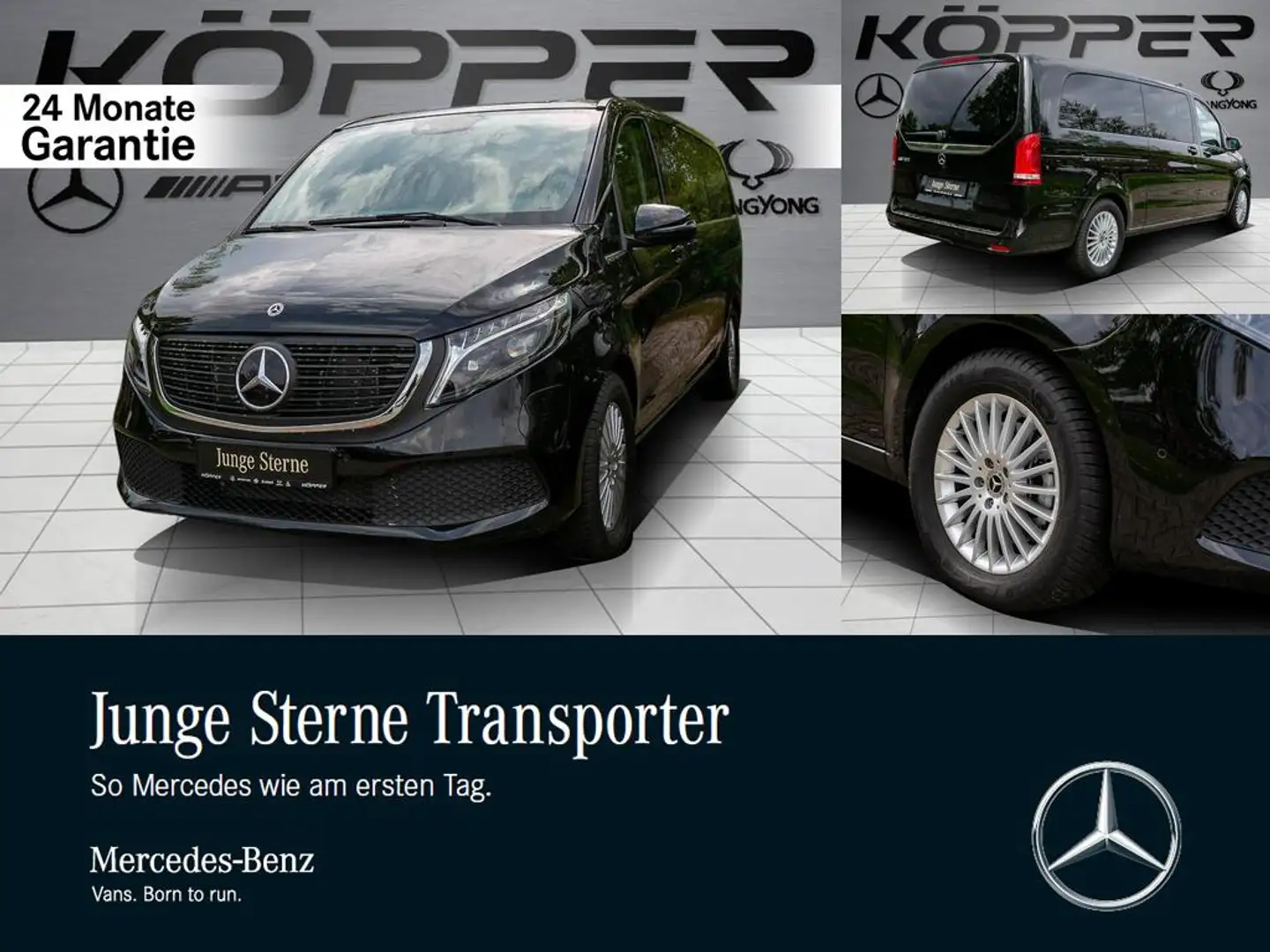 Mercedes-Benz EQV 300 Extralang 6-Sitzer Kamera LED Stromer Black - 1