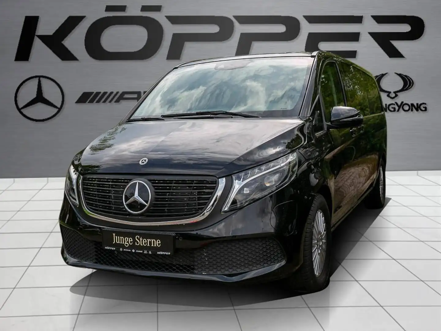 Mercedes-Benz EQV 300 Extralang 6-Sitzer Kamera LED Stromer crna - 1