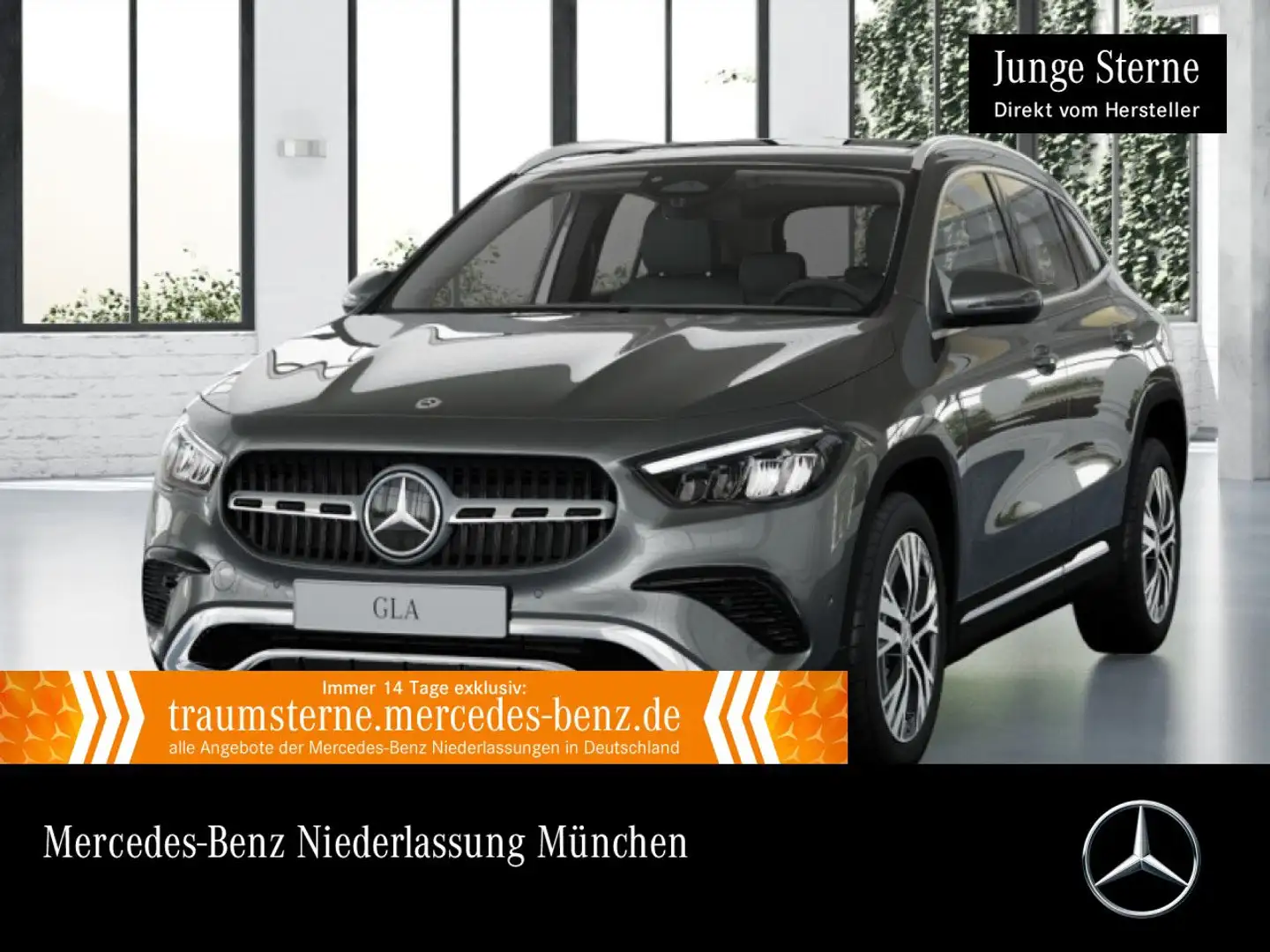 Mercedes-Benz GLA 200 PROGRESSIVE+PANO+AHK+LED+KAMERA+7G Gris - 1