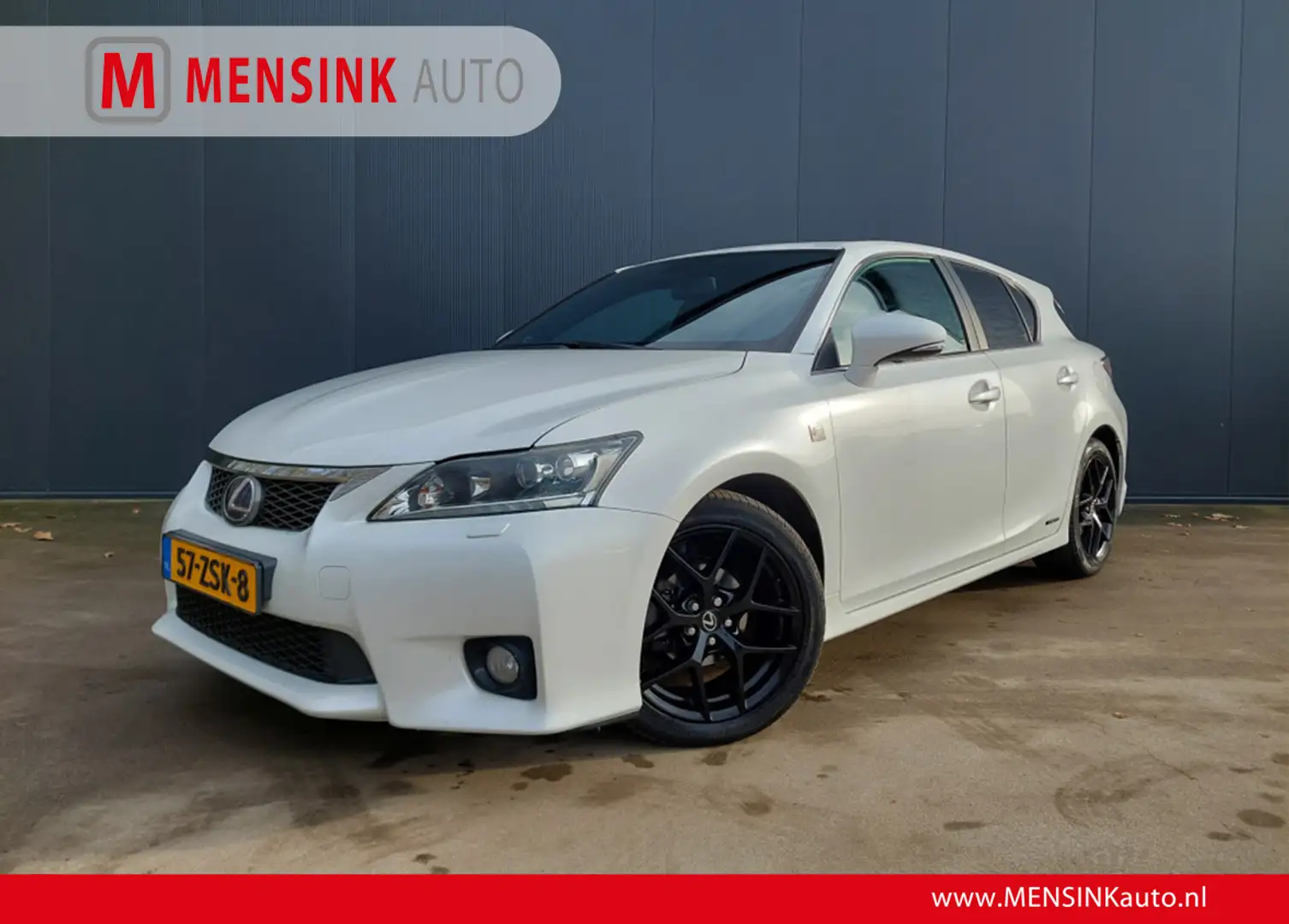 Lexus CT 200h F-Sport Line WIT METALLIC CAMERA LED NAVI CRUISE E Blanco - 1