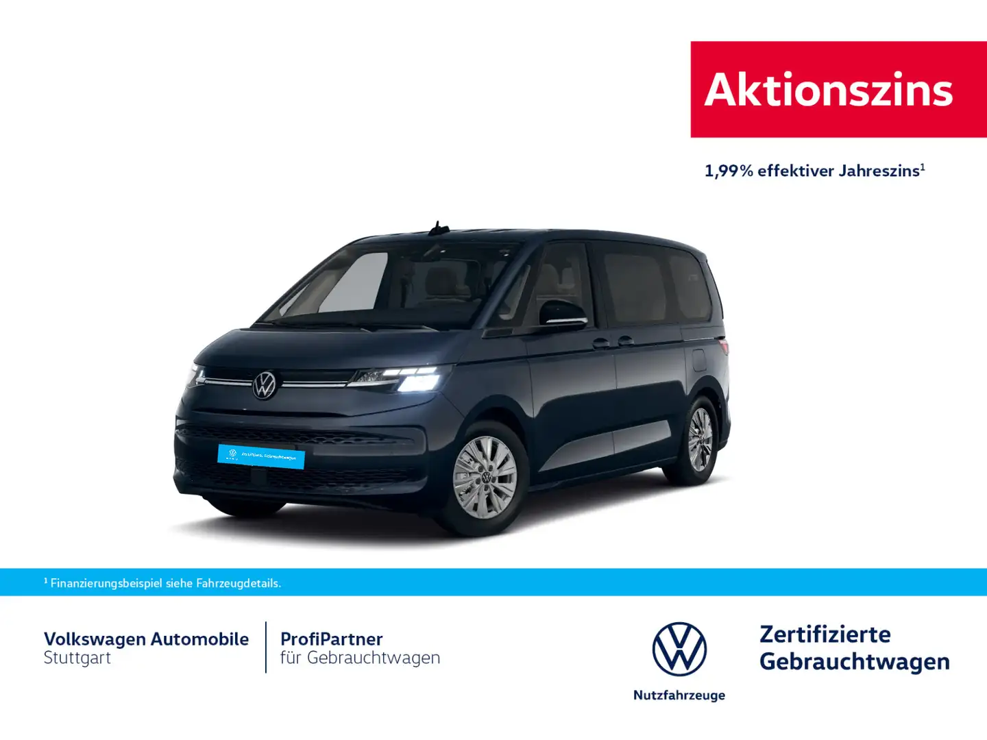 Volkswagen T7 Multivan Life KÜ DSG 2.0 TDI  Euro 6e AHK Navi Blau - 1