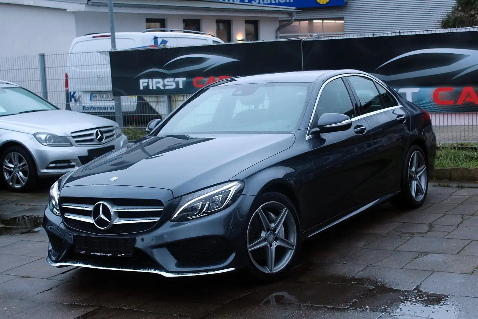 Mercedes-Benz C 180 CGI AMG-Line|LED|TOTWINKEL|KEYGO|NAVI|PDC| Grigio - 1