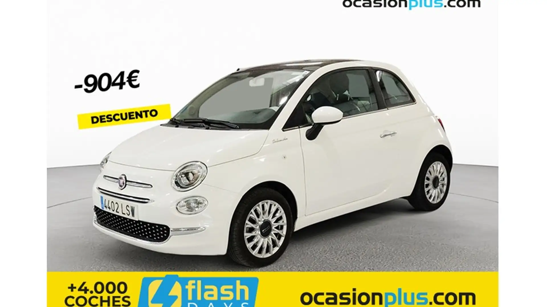 Fiat 500 1.0 Hybrid Dolcevita 52kW Blanc - 1