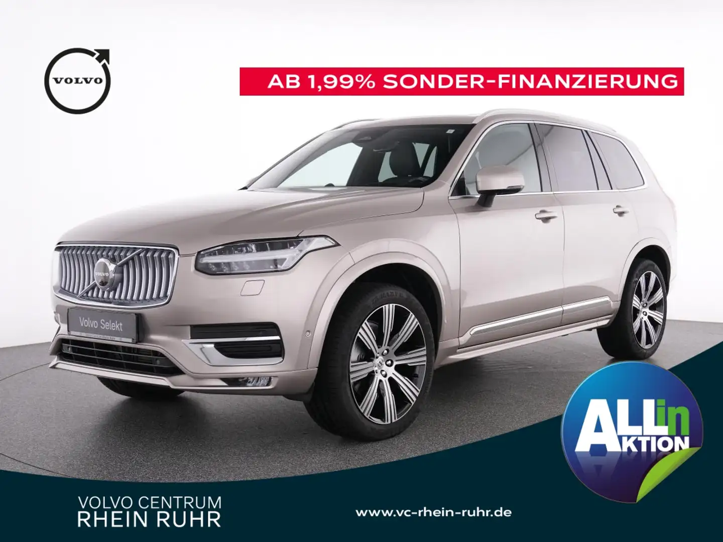 Volvo XC90 B5 AWD  ULTIMATE BRIGHT AHK+B&WSOUND+360°+ Gold - 1