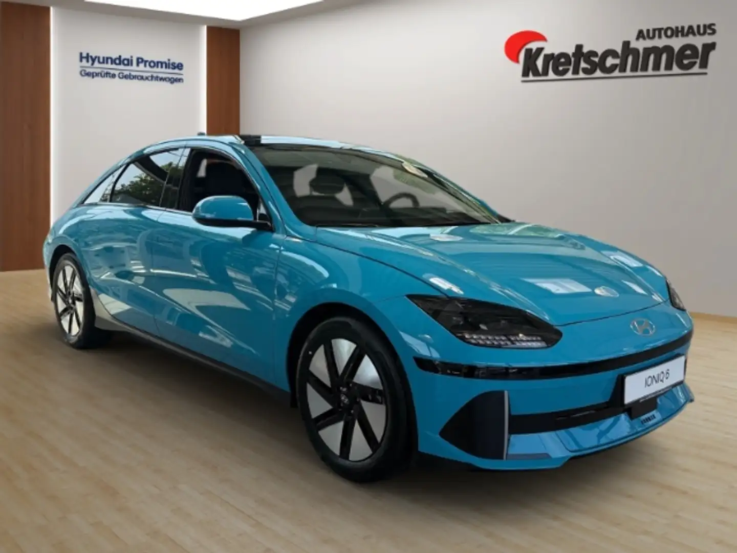 Hyundai IONIQ 6 Techniq 77,4KWh 2WD Elektro *Sitz Paket*Glas-Schie Bleu - 2
