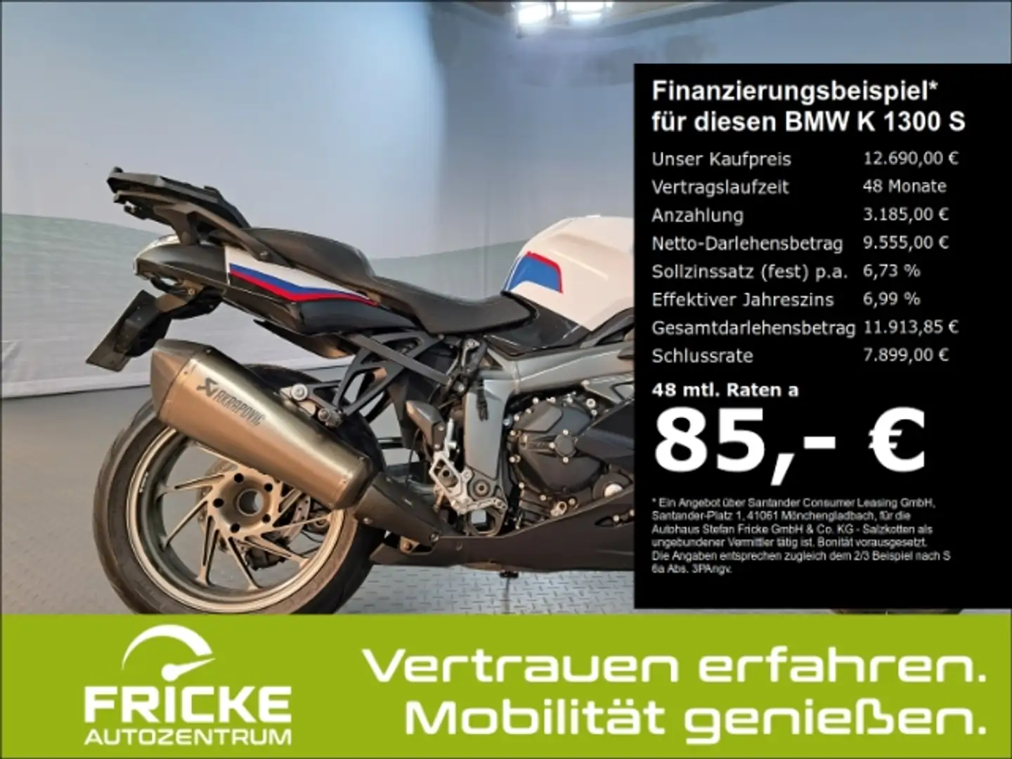 BMW K 1300 S Sondermodell Motorsport HP Akrapovic+ESA+Schaltass White - 1