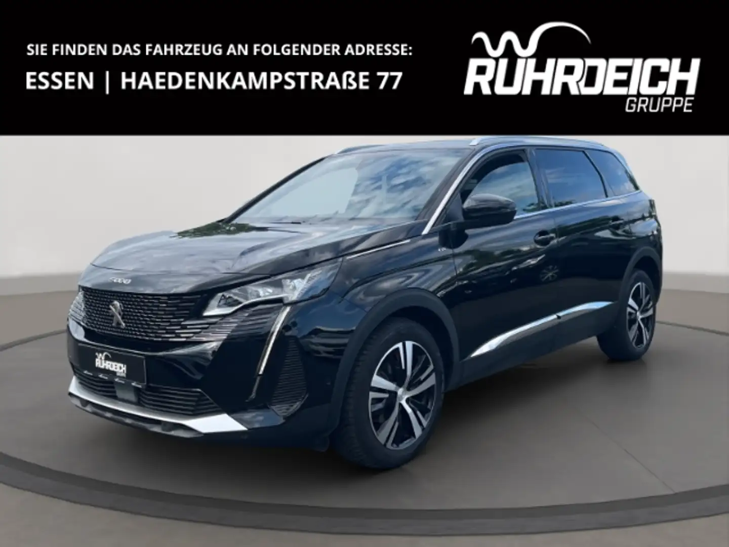 Peugeot 5008 GT 2.0 BlueHDi 180 FAP EU6d 7-Sitzer KAMERA PDC NA Noir - 1
