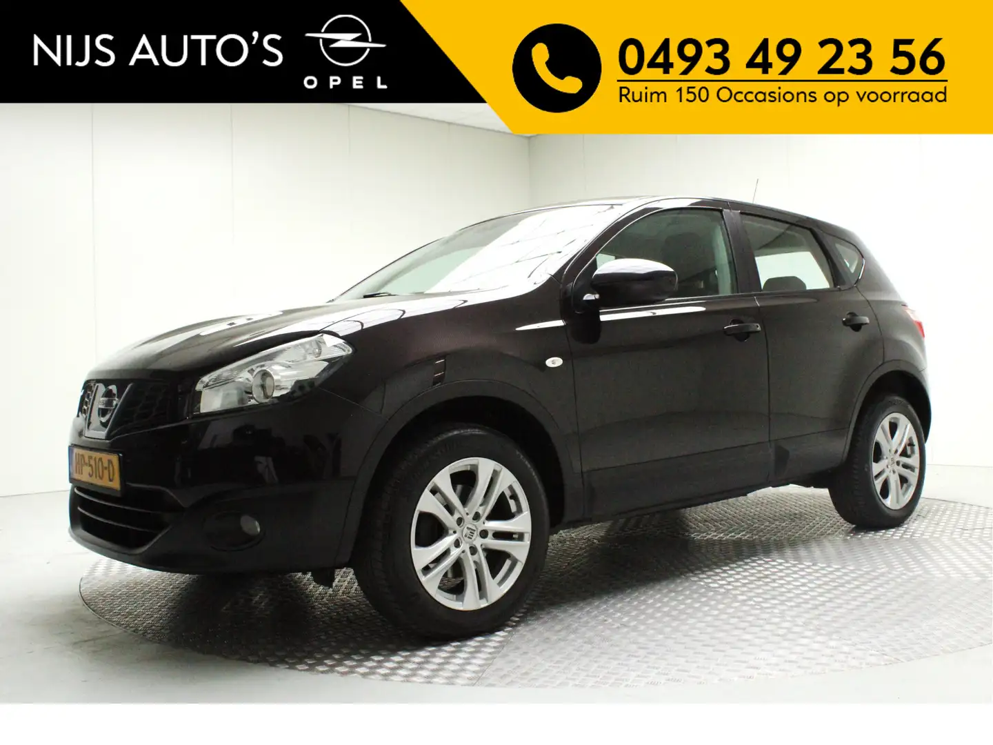 Nissan Qashqai 1.6 Acenta | Airco / Cruise / Bluetooth / PDC acht Noir - 1