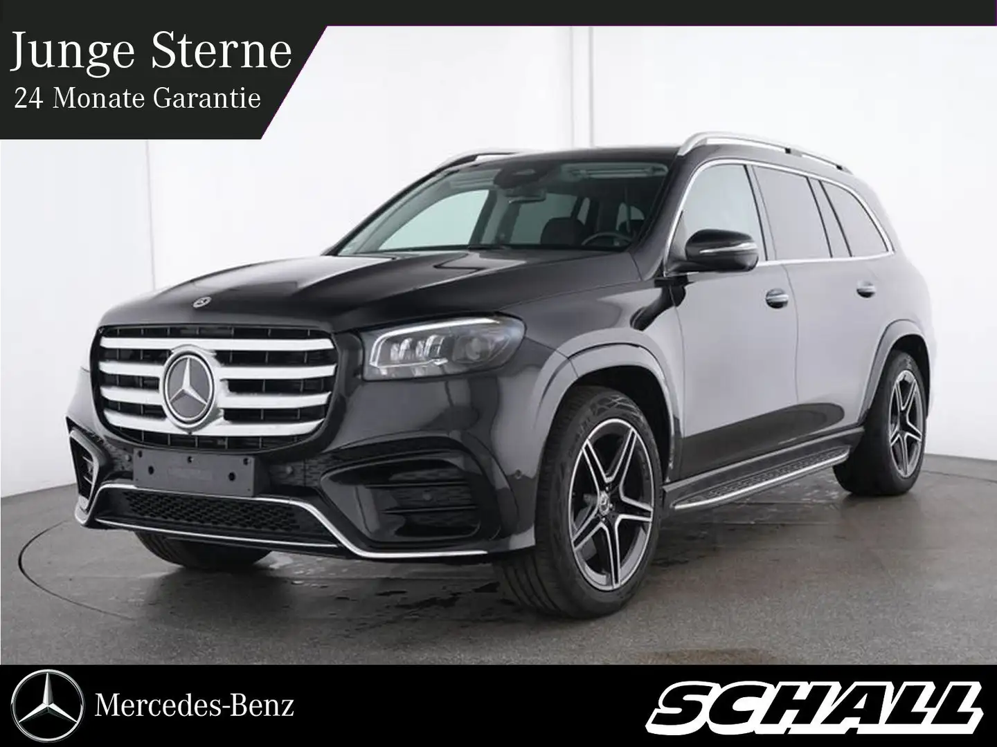 Mercedes-Benz GLS 450 4M AMG+DISTR+AHK+PANO+HUD+21"+360°+KEY Schwarz - 1