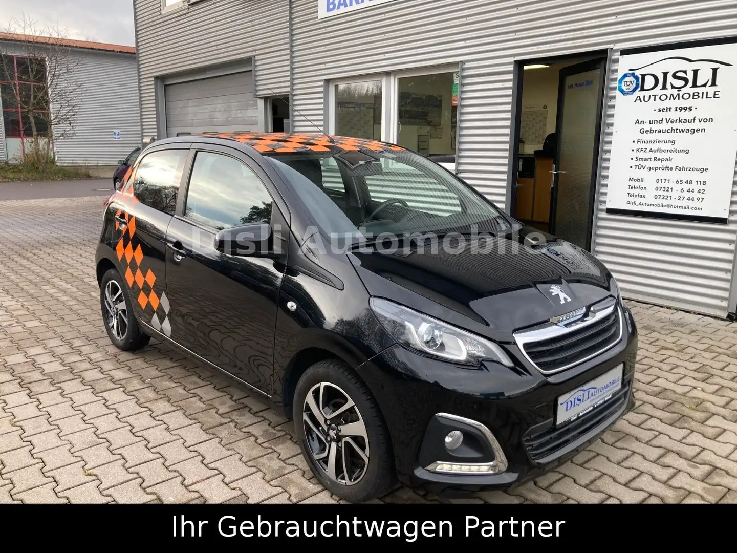 Peugeot 108 Allure,Klimaautomatik,kamera,Sitzheisung Schwarz - 1