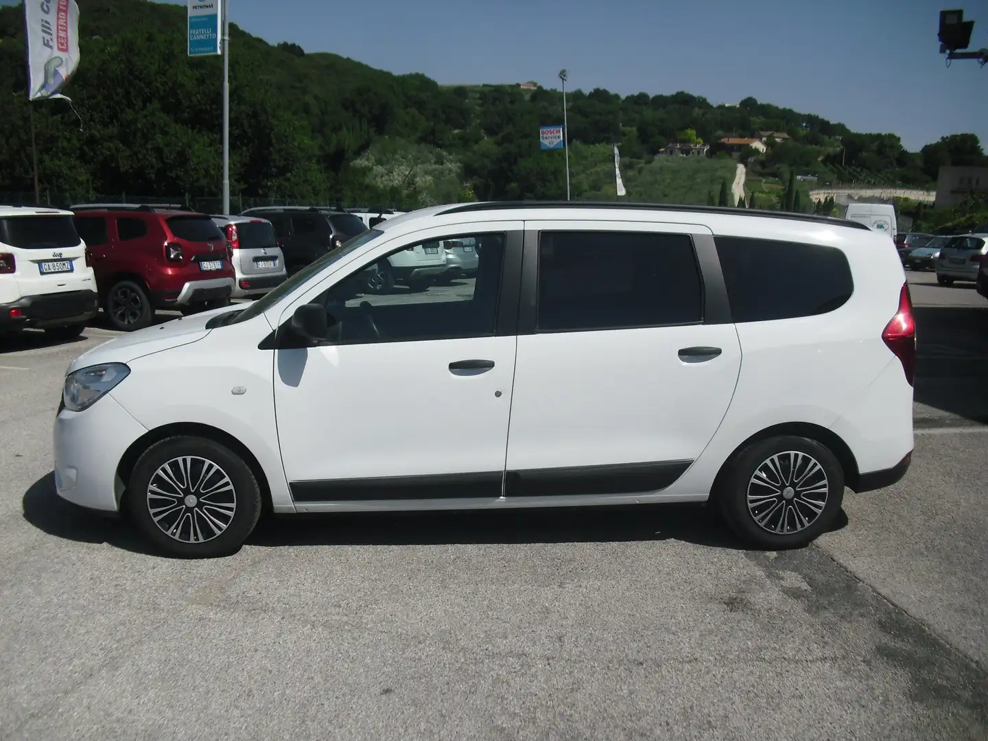 Dacia Lodgy 7posti 1.5 blue dci 95cv Comfort SL, OTTIME COND. Bianco - 2