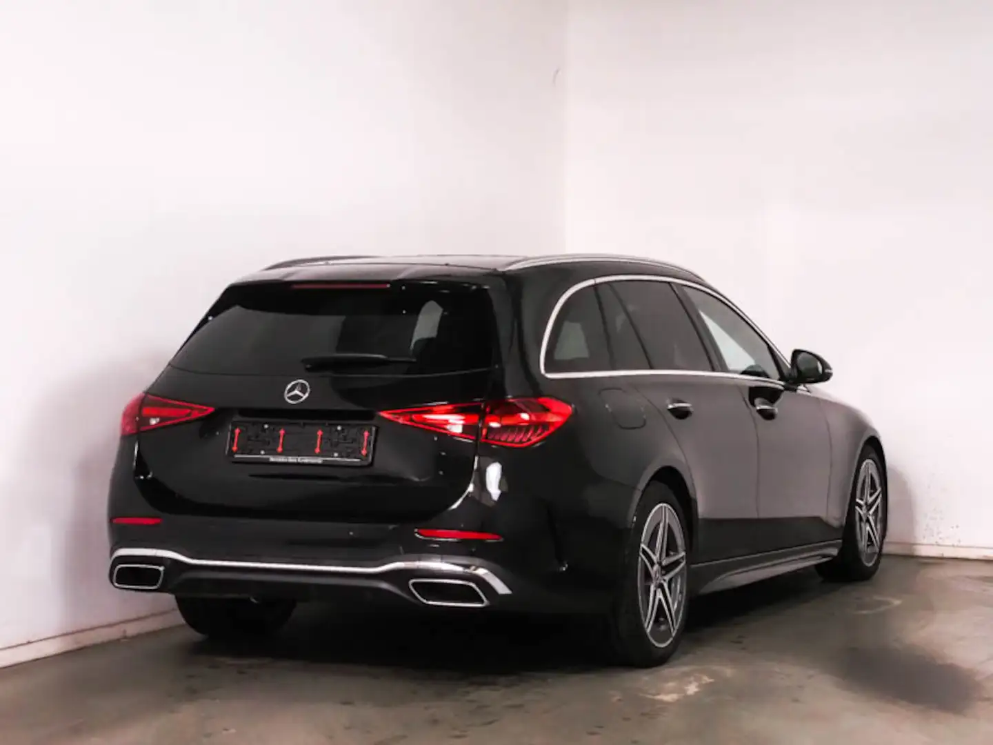 Mercedes-Benz C 300 T d AMG PREMIUM PLUS DISTRONIC-BURMESTER Schwarz - 2