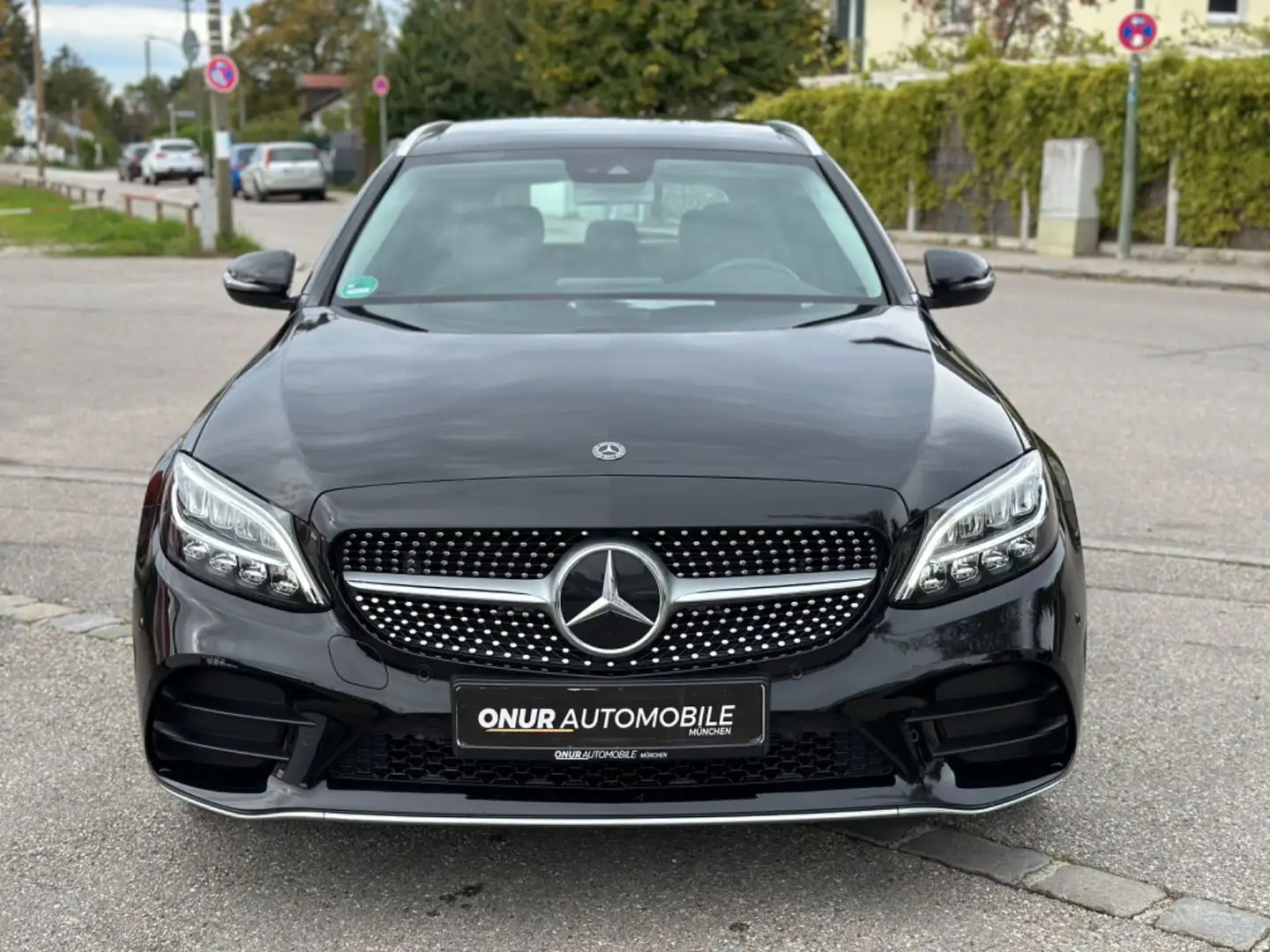 Mercedes-Benz C 300 de T AMG-Line Navi Pano Leder Airmatic ACC Noir - 2