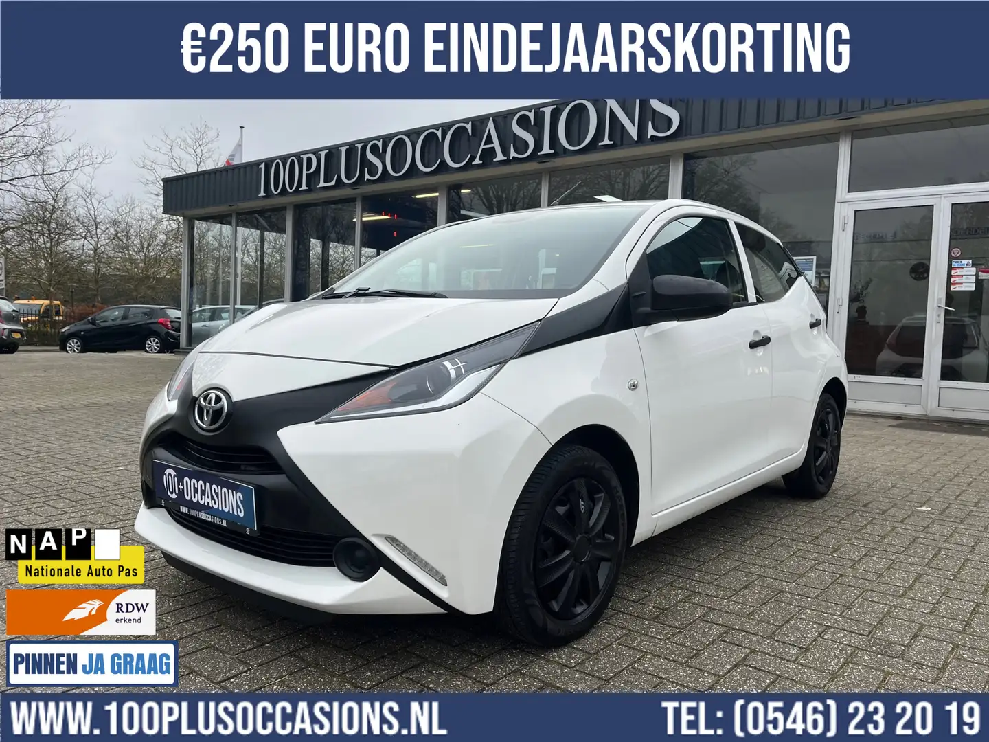 Toyota Aygo 1.0 VVT-i x | Airco | Kleine beurt | Nwe koppeling Wit - 1