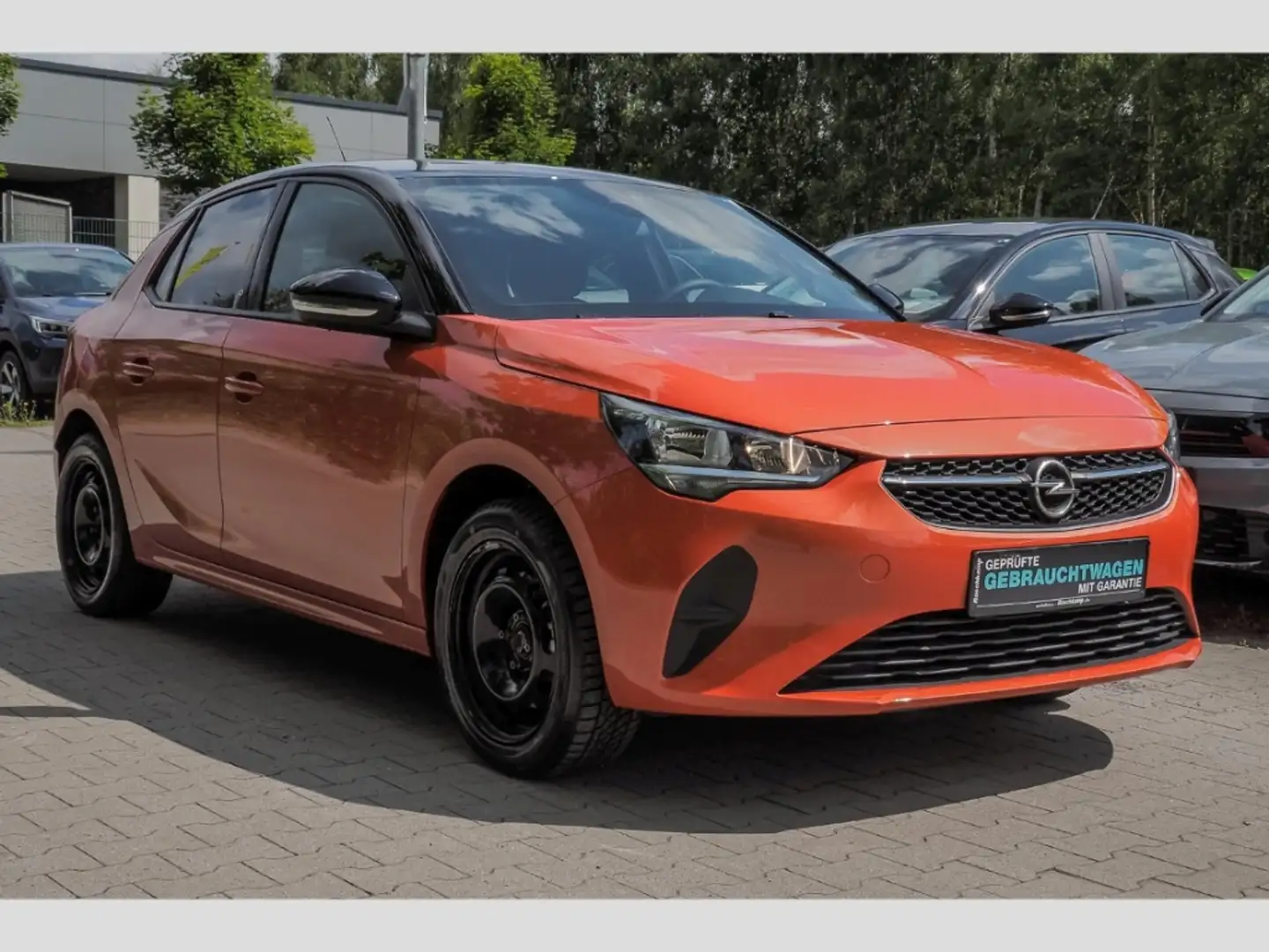 Opel Corsa-e F Edition Klimaauto RückKam PDC Temp. Allwetter Orange - 2