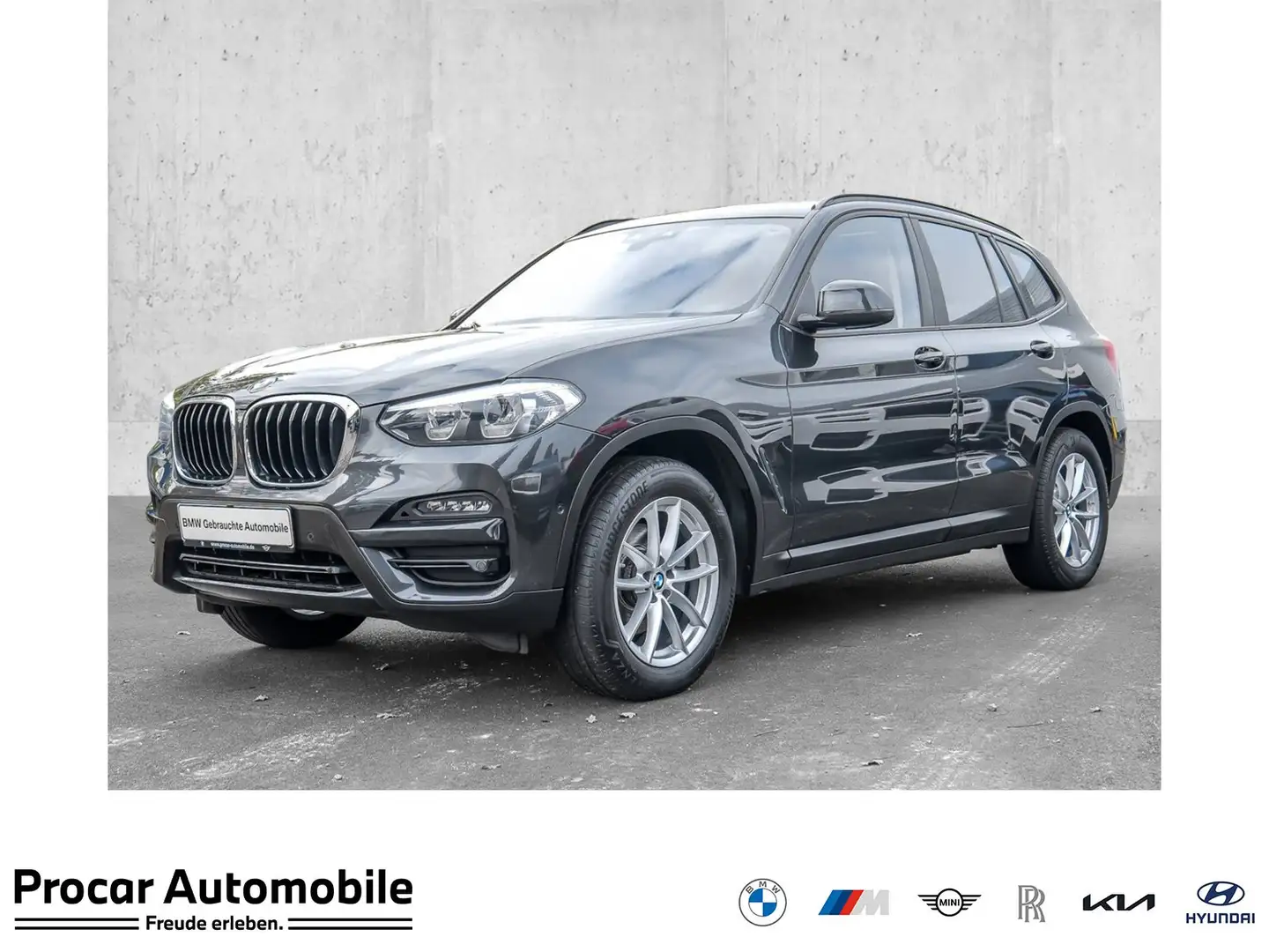 BMW X3 xDrive20d PANO AHK RFK NAVI LED PDC V+H LM Grau - 1